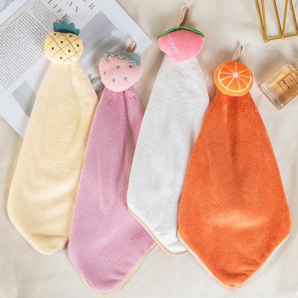 Großhandel B2B Schönes dickes Kinderhandtuch Hängbar saugfähig Handtuch 5er Handtuch Set